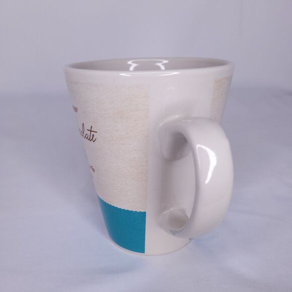 Starbucks Hot Chocolate Mug Mermaid Teal Ceramic 2010 - Picture 4 of 7